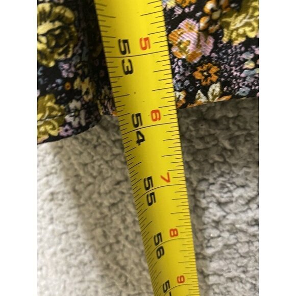 Universal Thread Women's Dress S Maxi Floral Print Multi Color Long Sleeve New - Picture 4 of 8
